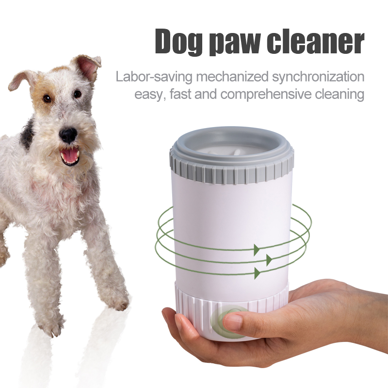 Портативная собачья стиральная машина для лап для маленьких и средних собак с мягкими силиконовыми щетинками
